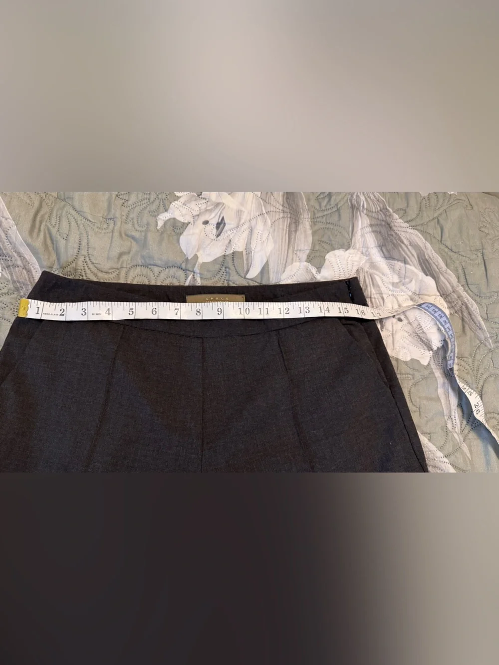 Space Style Concept Wide-Leg Dress Pants in Charcoal - Picture 8 of 12